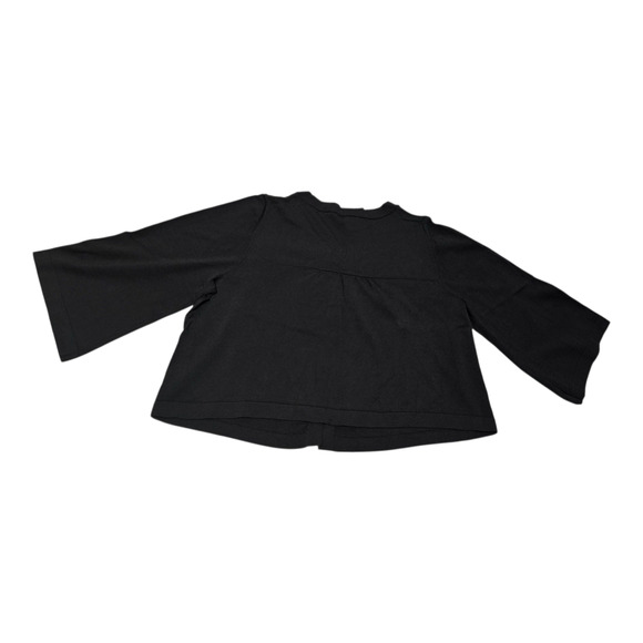 Alfani Woman 1 Button Cropped Cardigan Black 1X - Picture 2 of 3